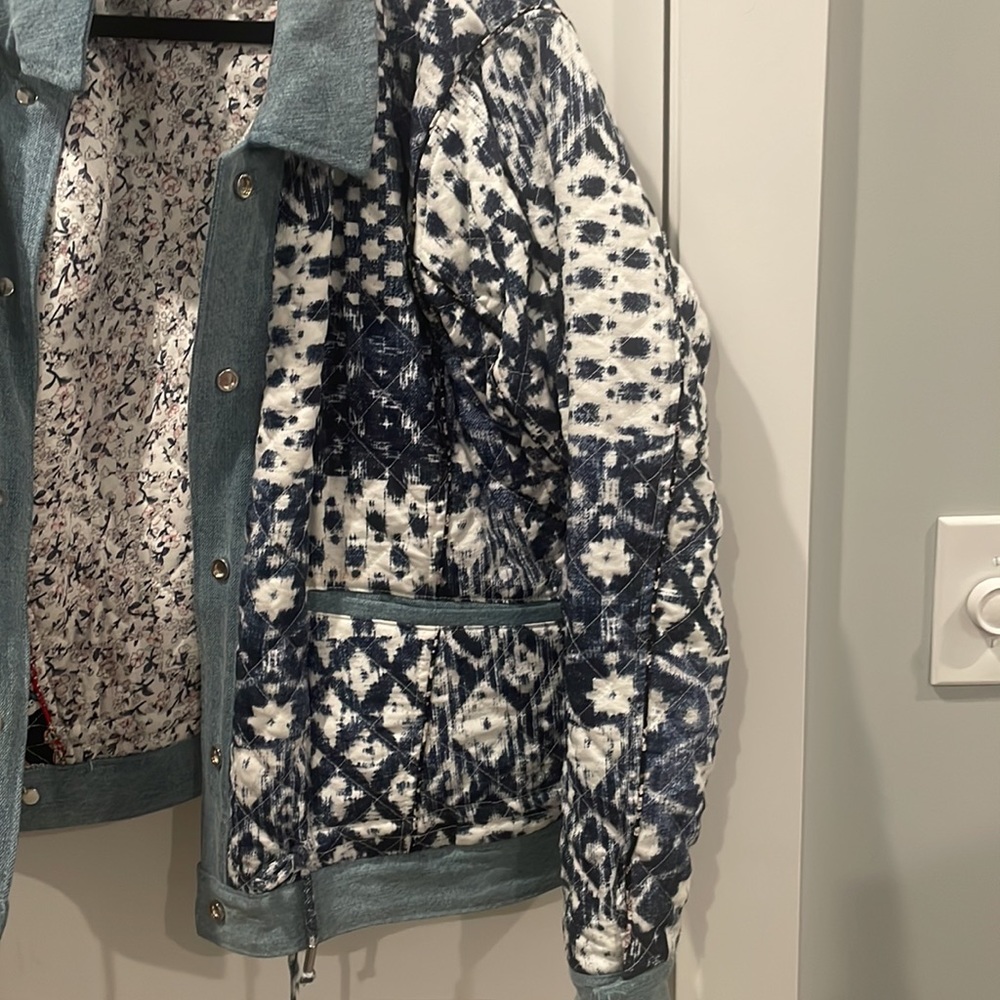 Blanknyc Reversible Patchwork Jacket - image 7